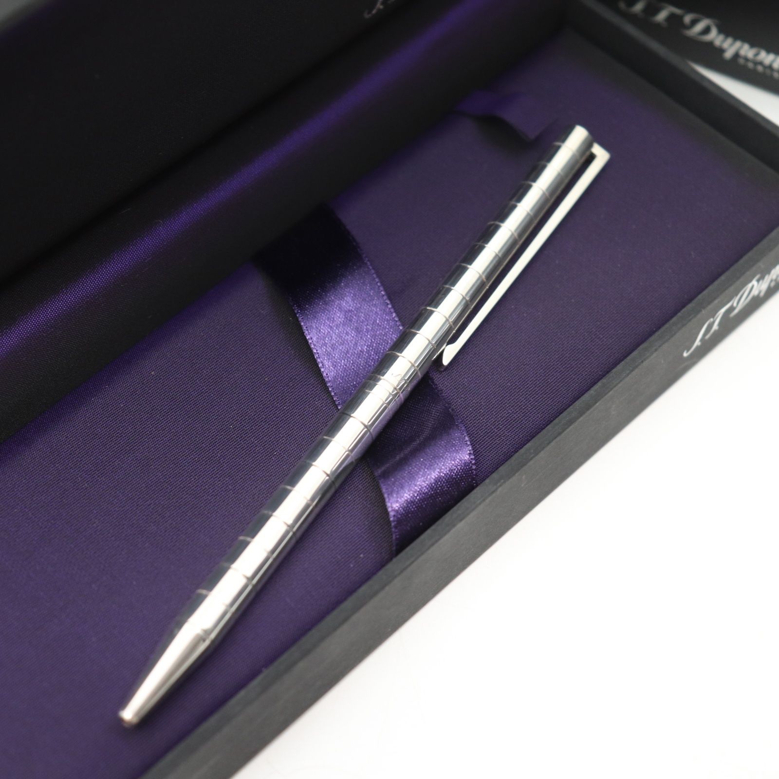 未使用】S.T. Dupont シルバー ペン 専用ケース付き 【公式通販】