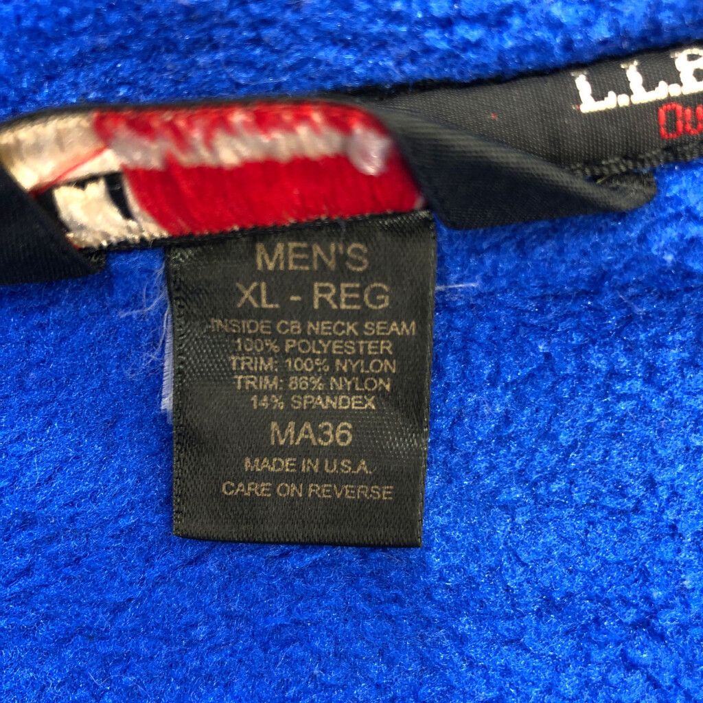 00年代 USA製 L.L.Bean エルエルビーン SUBARU スバル フリース ベスト  