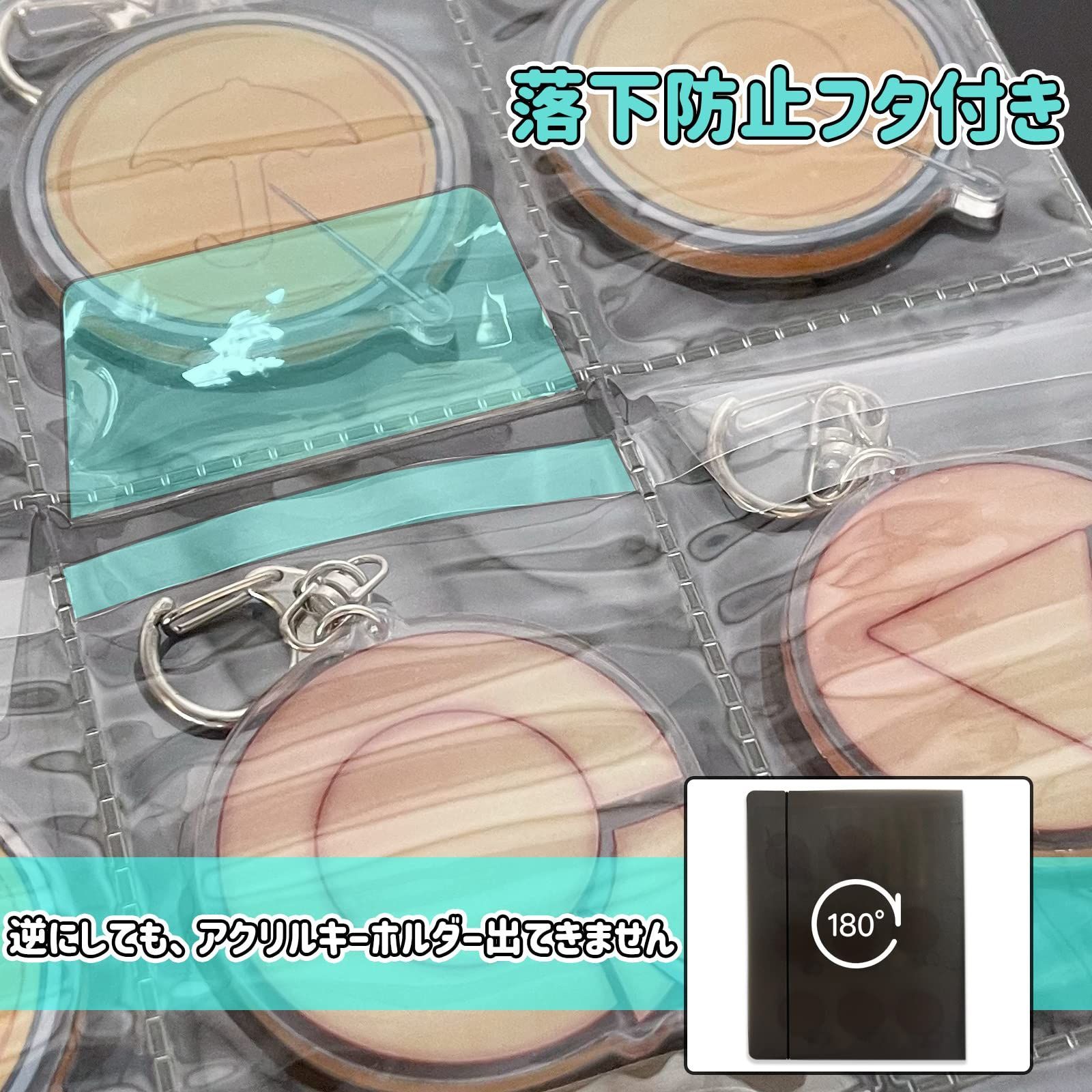 新着商品】缶バッジ アクキー ホビー用収納ケース ラバスト 最大54枚