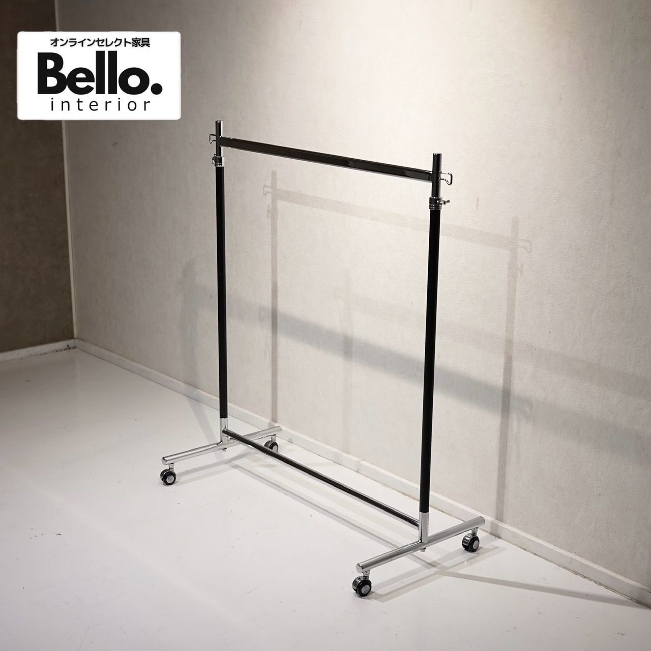 Bello select ハンガーラック 洋服掛け 衣類収納 収納 キャスター付き スチール製 シンプル モダン インダストリアル