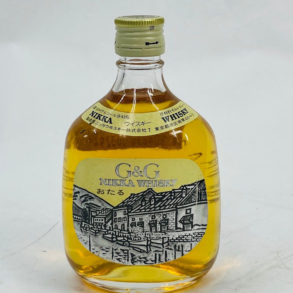 ニッカ G&G 小樽ラベル 180ml 43度 古酒 - メルカリ