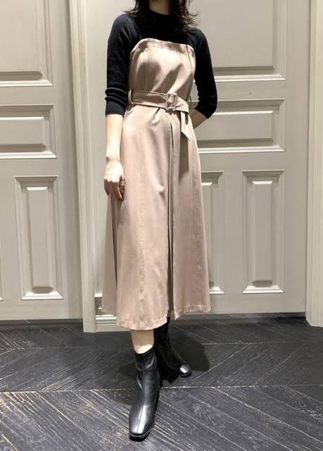 FRAY I.D プリーツコンビベアワンピース - メルカリ 