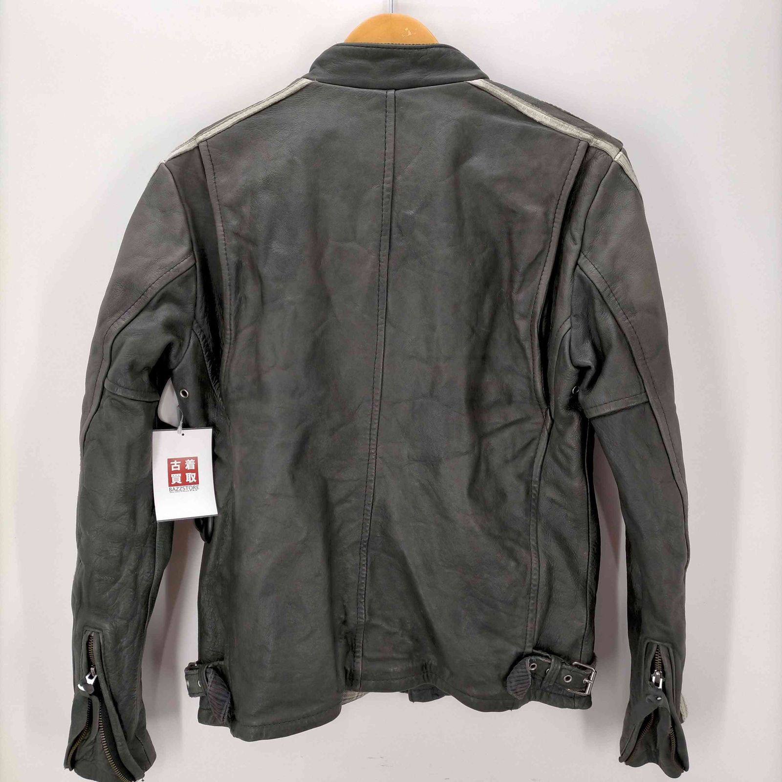 ショット schott シングル ライダースジャケット サイドライン ショット ライン入りシングルライダース | アイテムから探す