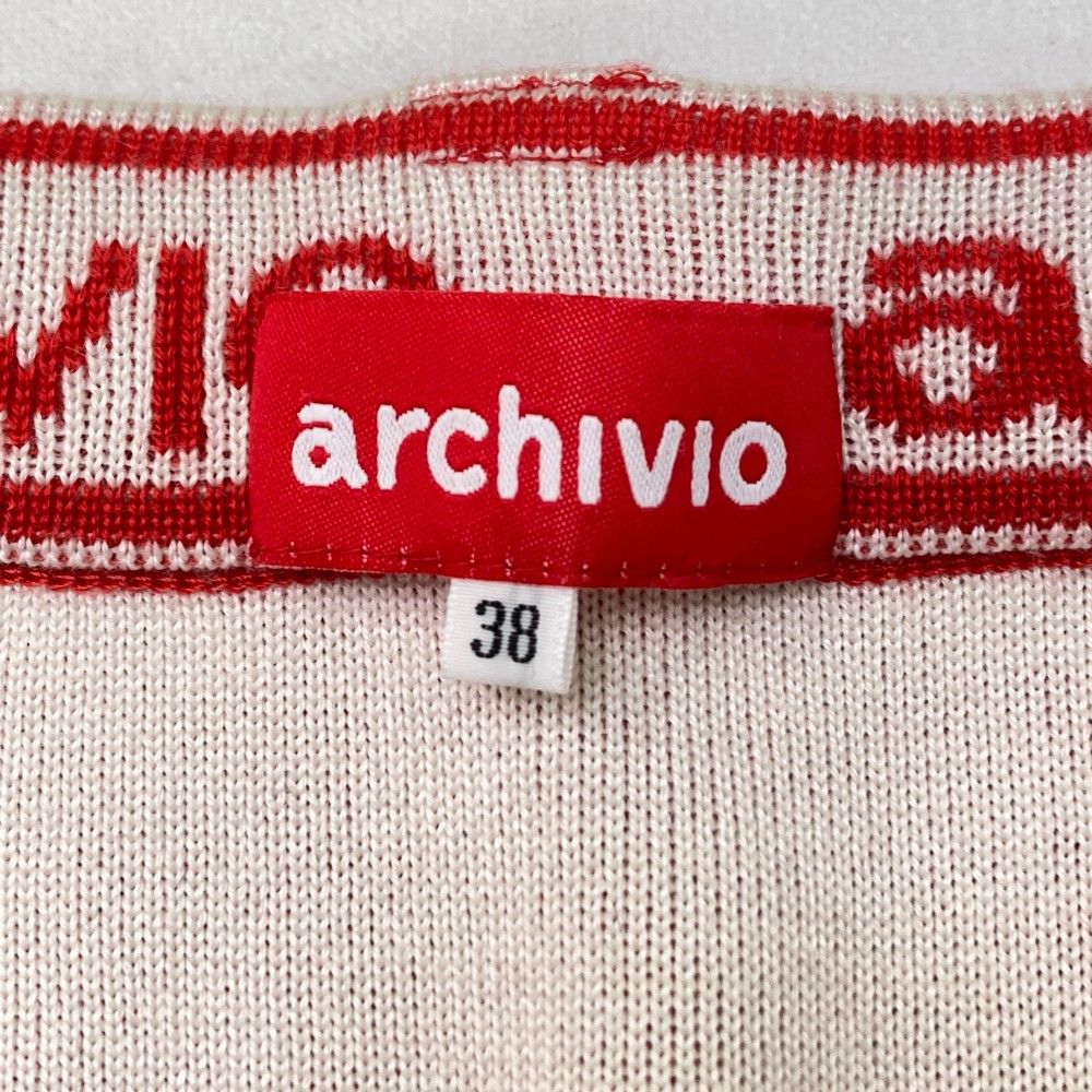 サイズ：38 ARCHIVIO アルチビオ ニット プリーツスカート