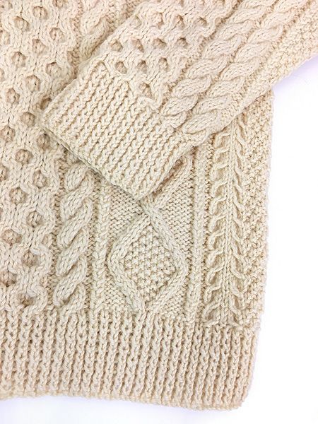 古着 70-80s Ireland製 Abbey knitwear アラン フィッシャーマン