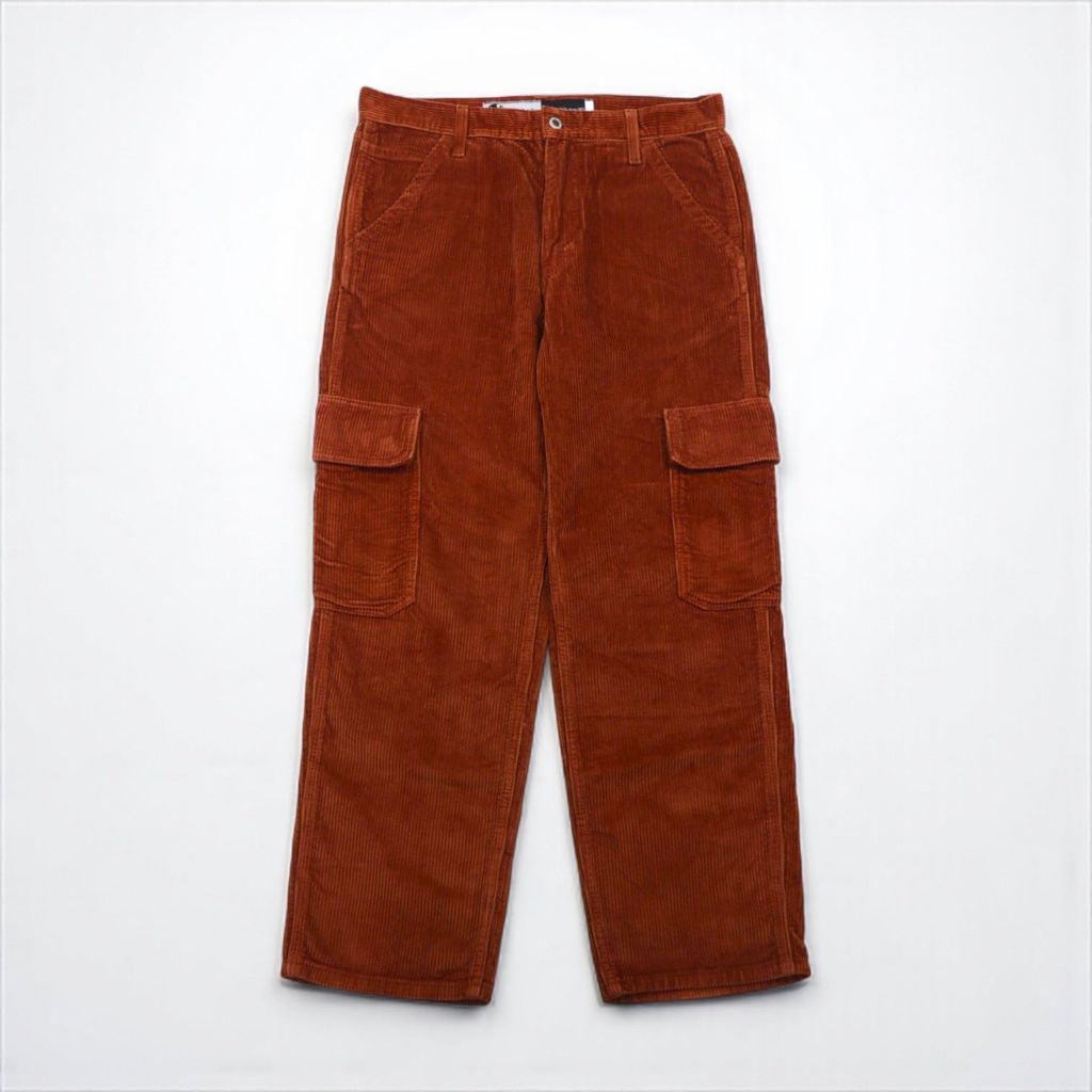 Levi s SILVER TAB ルーズフィット コーデュロイ カーゴパンツ M ブラウン LOOSE CARGOS BROWN CORDUROY ワイド A5666-0002