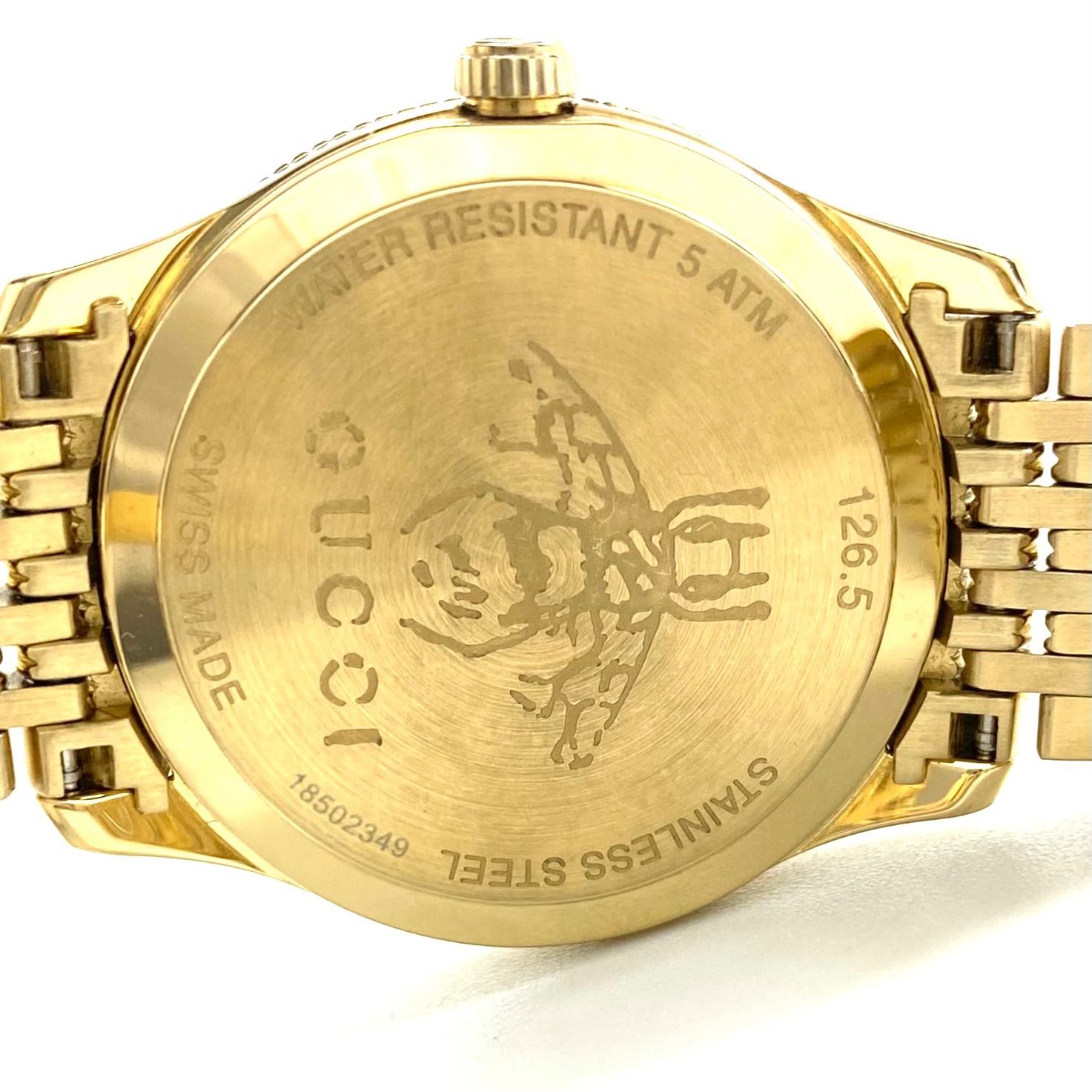 腕時計 レディース グッチ GUCCI Gタイムレス YA1265021 126.5 ビー 蜂