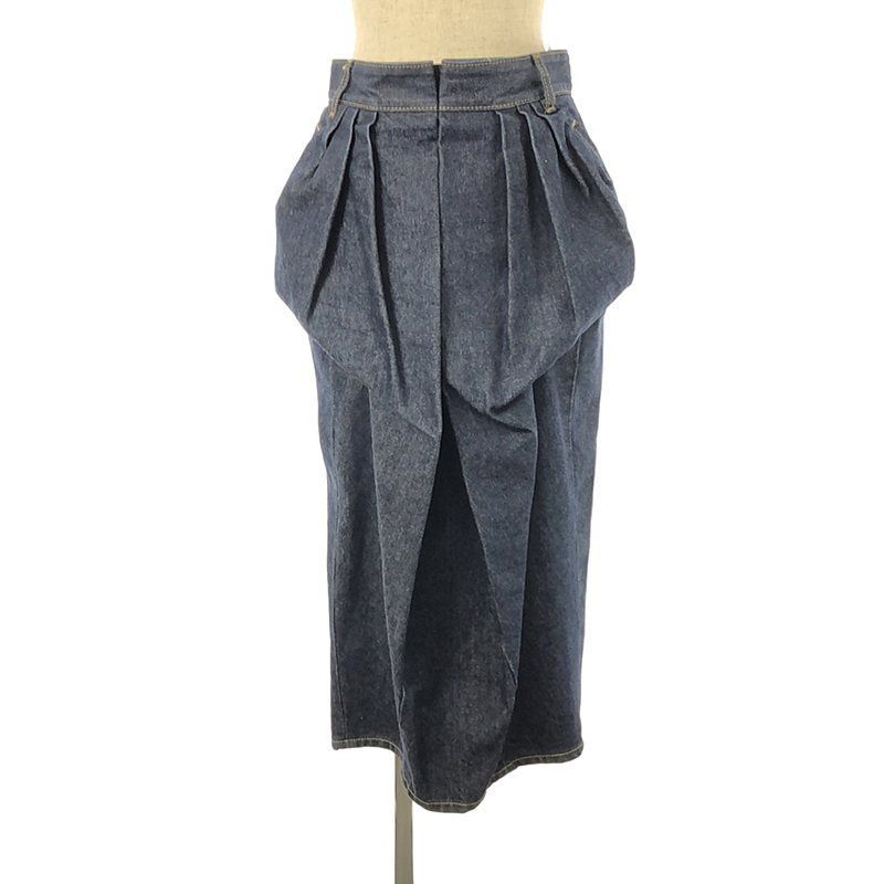 Maison Margiela / メゾンマルジェラ | 2023AW | デニム プリーツ スカート | 38 | レディース