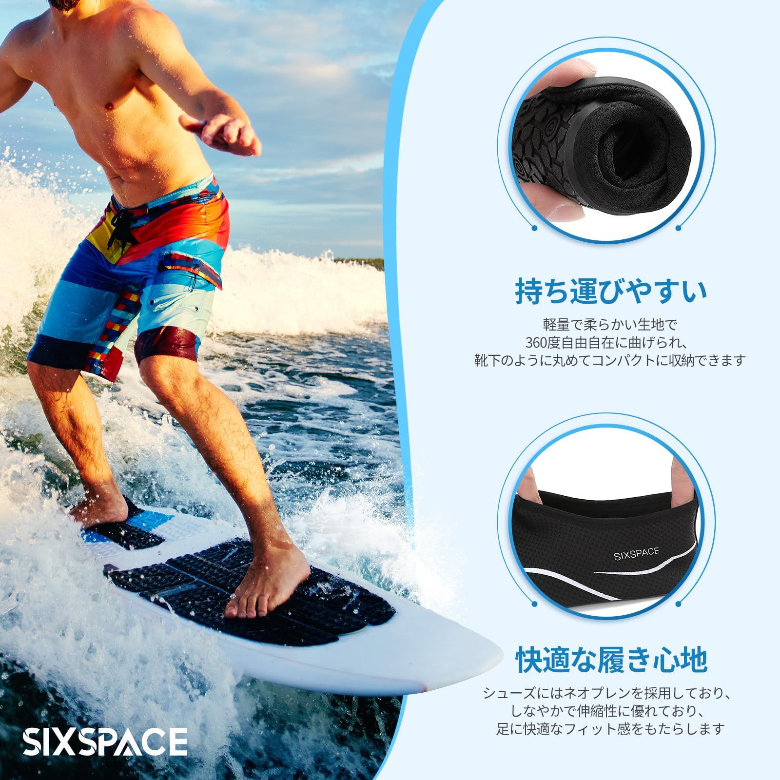 Amazon | ウェットスーツ フルスーツ メンズ 5mm バッグジップ