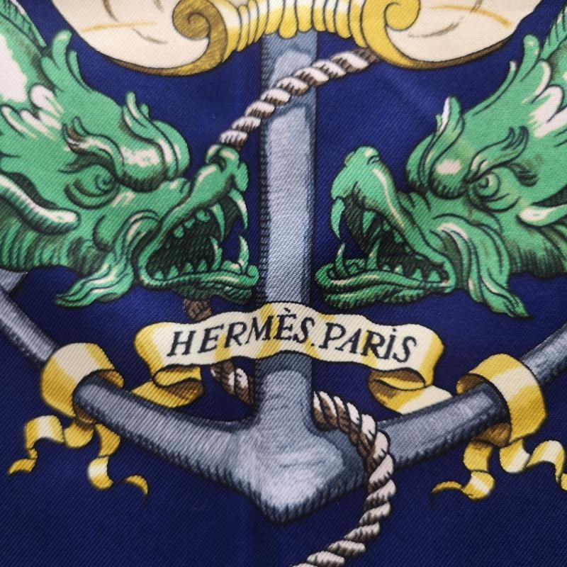 エルメス スカーフ カレ フラッグ 船旗 エルメス HERMES スカーフ カレ