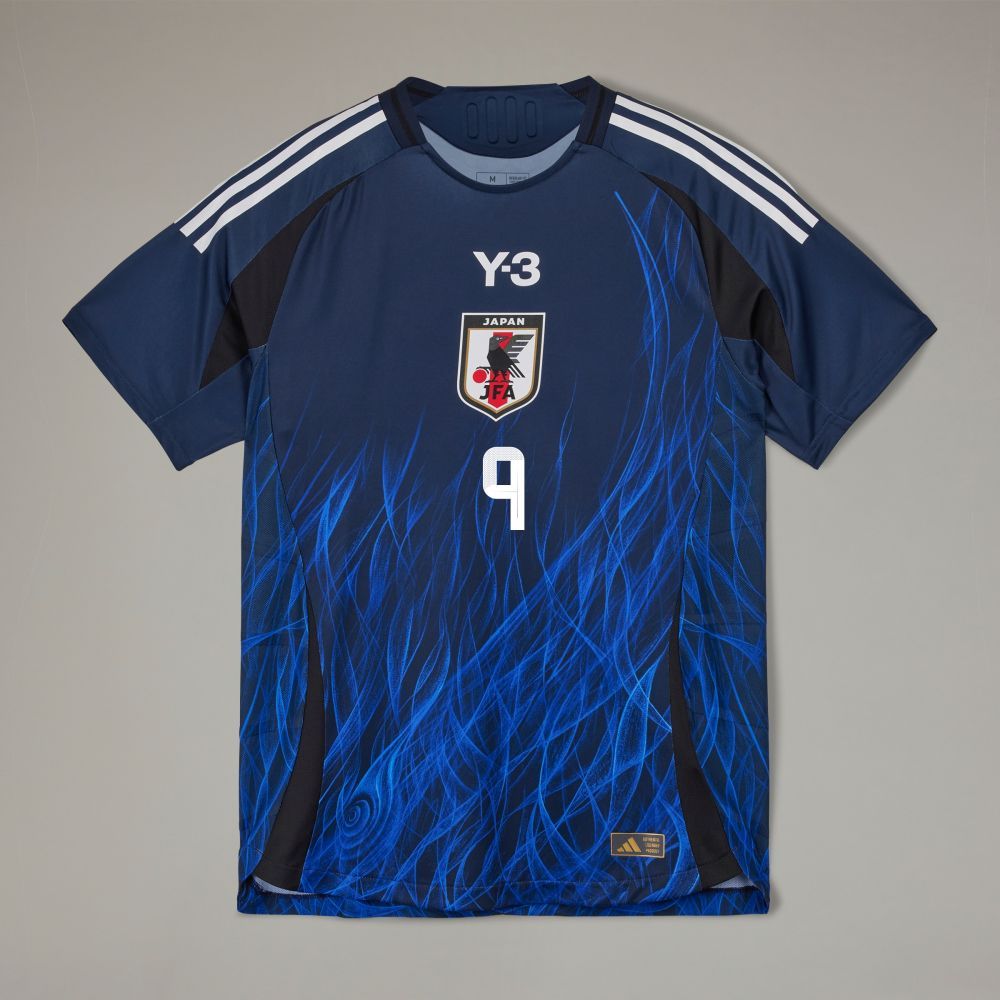 Y-3 サッカー日本代表ユニフォーム2024 ホーム9番 上田綺世 Y-3 サッカー日本代表ユニフォーム2024 ホーム9番 上田綺世