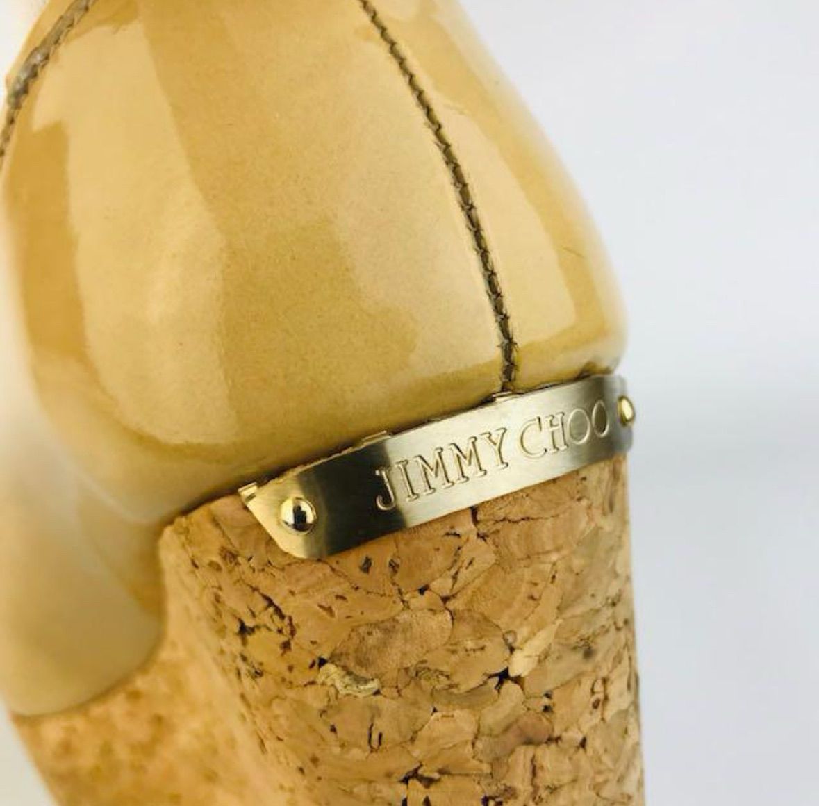 美品☆JIMMY CHOO・ジミーチュウ レディース パテントレザー オープン