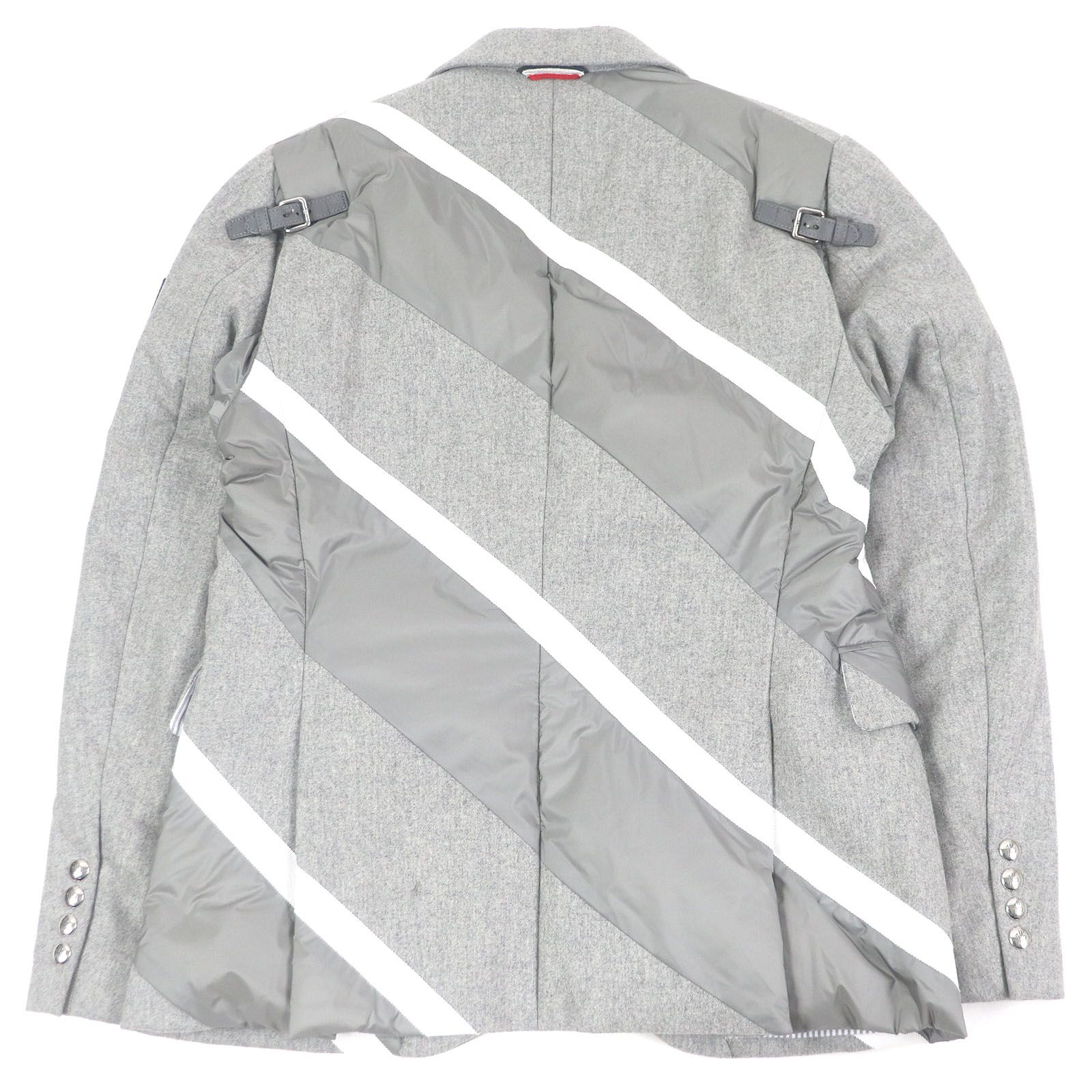 【未使用】 MONCLER GAMME BLEU ガムブルー GIACCA 0 ウール ダウンジャケット MONCLER GAMME BLEU down tailored jacket | NOIR ONLINE