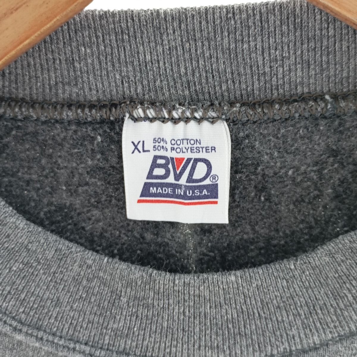 古着 90年代 BVD 無地 ブランクスウェットシャツ トレーナー USA