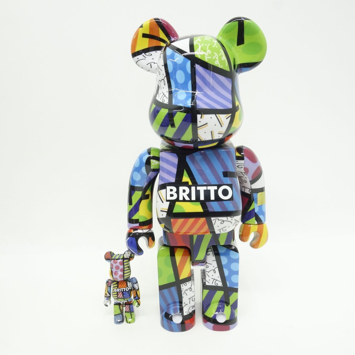 メディコムトイ BE RBRICK ベアブリック Romero Britto ロメロ ブリット 100％ - 400％
