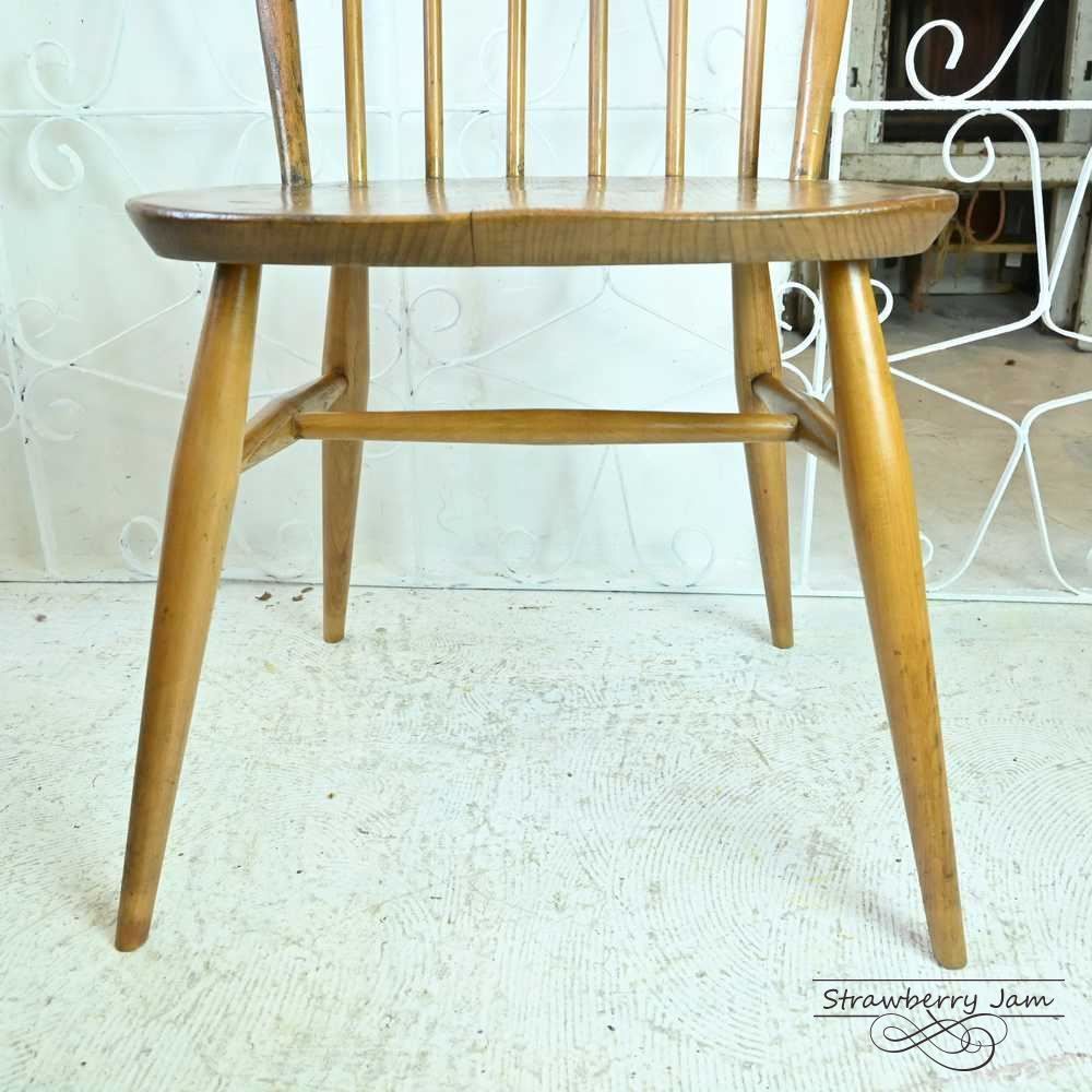 L3705-296-1 英国ヴィンテージ ERCOL フープバックチェア 6本 L3705-296-1 英国ヴィンテージ ERCOL アーコールチェア フープ