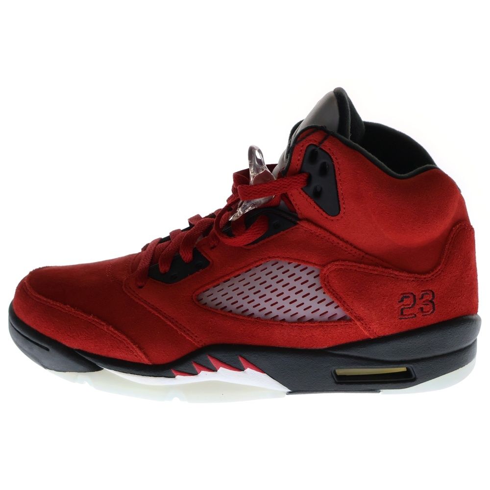 ナイキ エアジョーダン5 \"トロブラボー\" 27.5cm DD0587-600 楽天市場】NIKE AIR JORDAN 5 RETRO Raging Bull varsity red/black