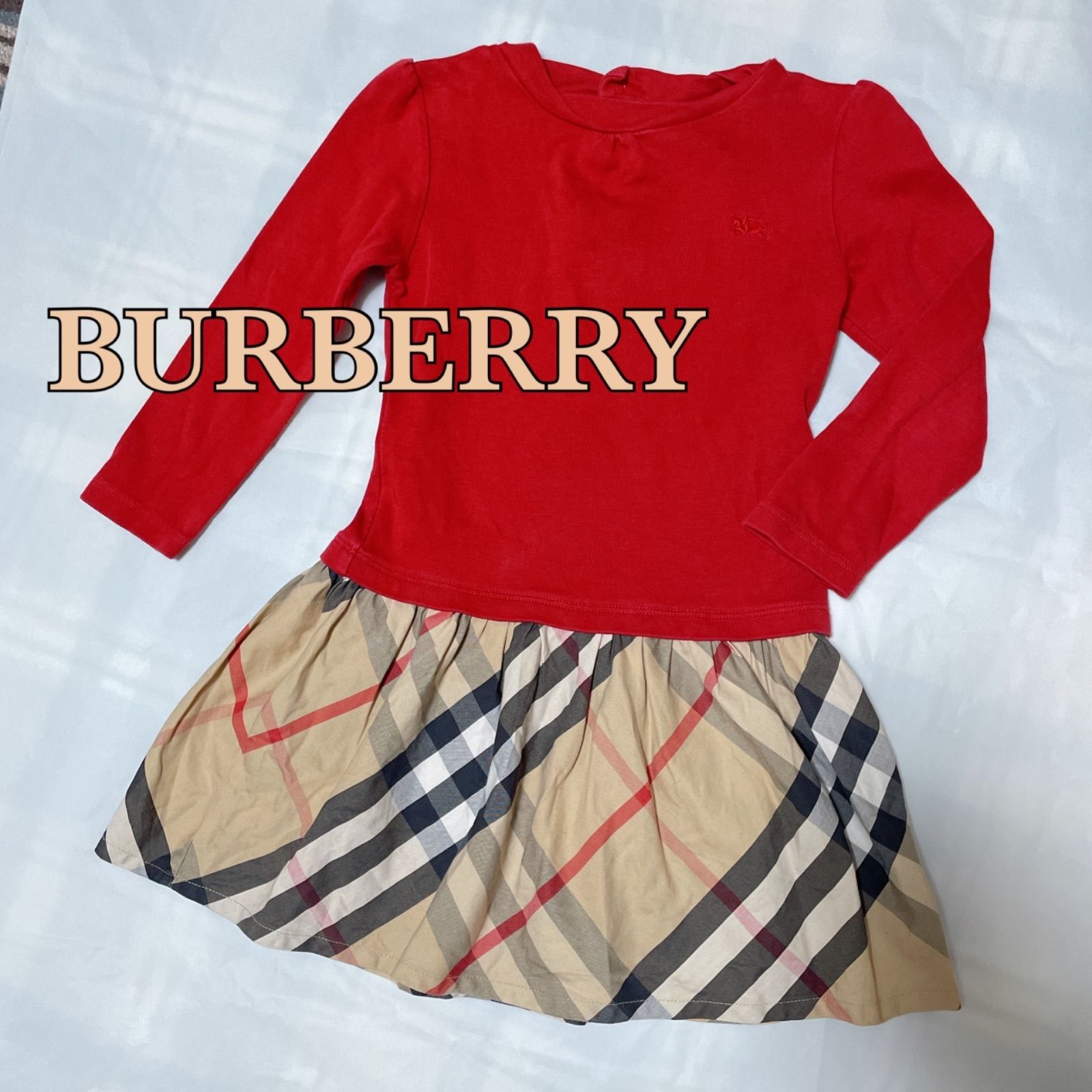 BURBERRY バーバリー ノバチェック ワンピース 4Y 104㎝ - Ladies&kids