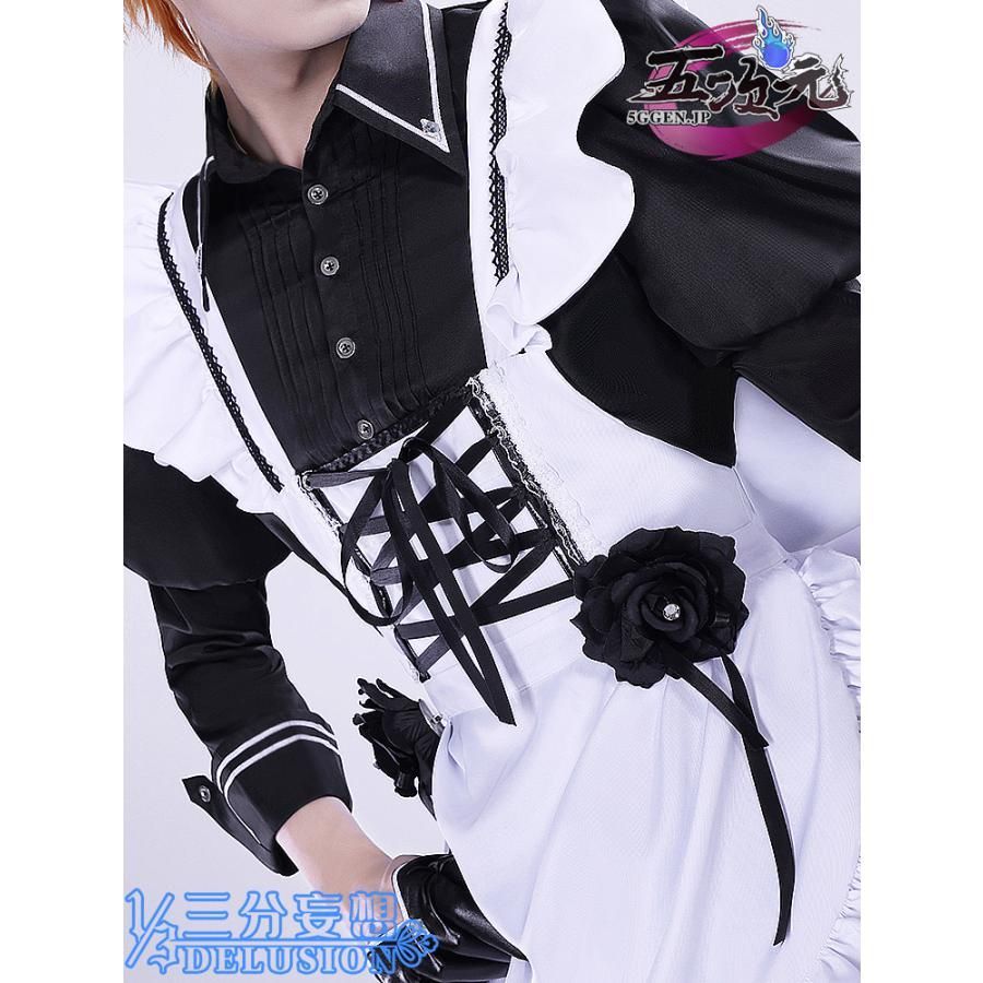 三分妄想 原神 コスプレ タルタリヤ メイド服 衣装 ウィッグ 追加可 CS091007BJ ハロウィン WWW_TRAVELLANDINDIA_COM