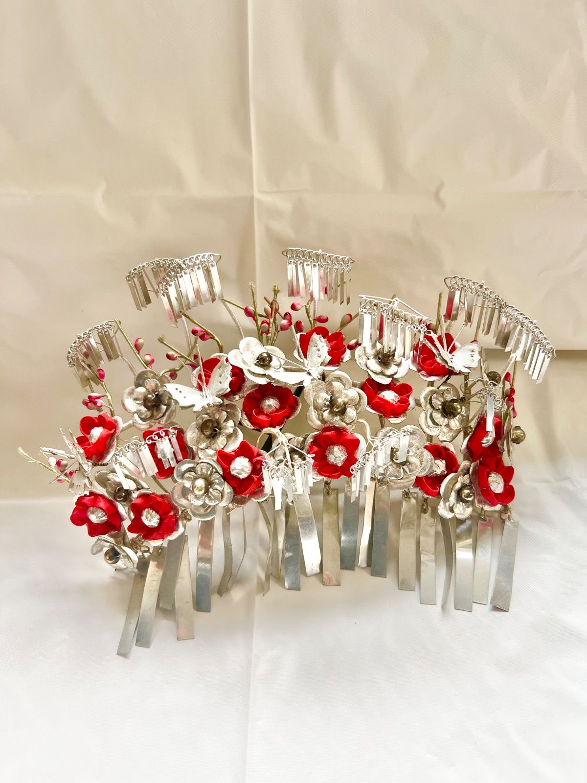 禿 かむろ 前挿し 勝山 日本髪かつら 舞踊 舞台 櫛 簪 花魁 舞妓