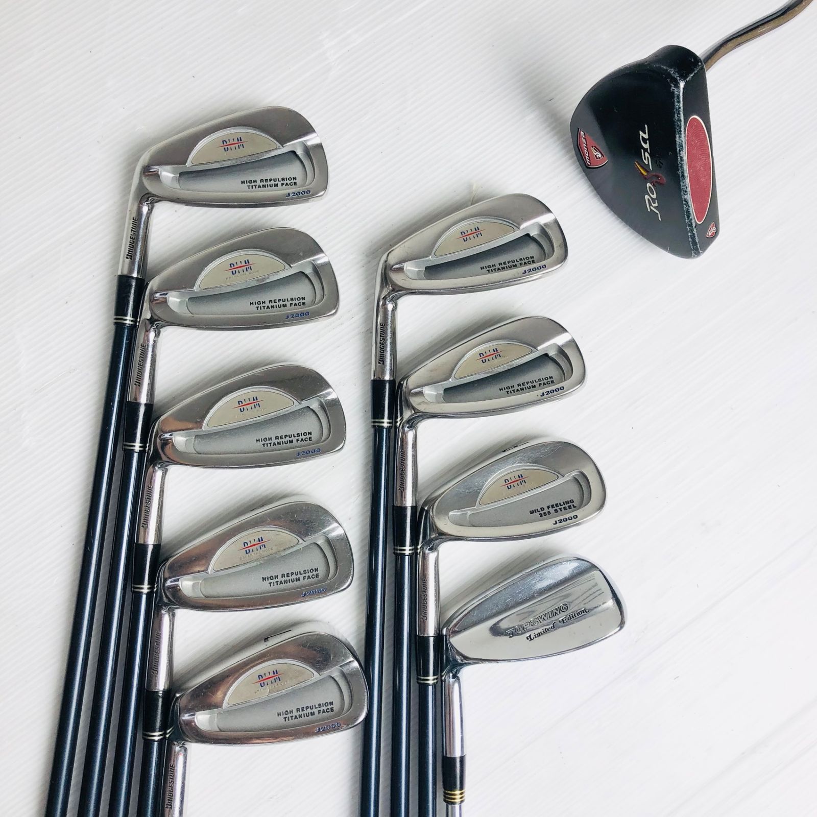 13日まで出品【クラブ全てテーラーメイド】TaylorMade 初心者フルセット レフティ 豪華13本 TaylorMade テーラーメイド メンズゴルフ