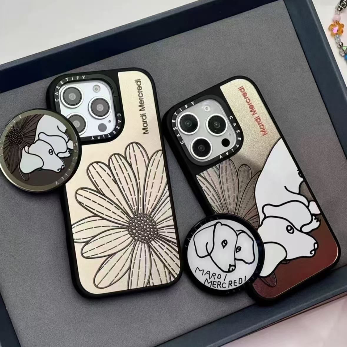 ミラーケースMagSafe対応】ケースティファイCASETiFY x Mardi Mercredi
