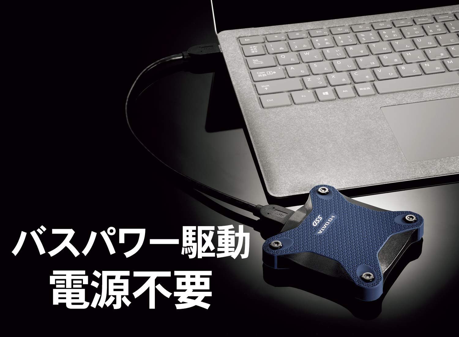 ☆アイ・オー・データ ポータブルSSD 500GB SSPH-UA500N/E