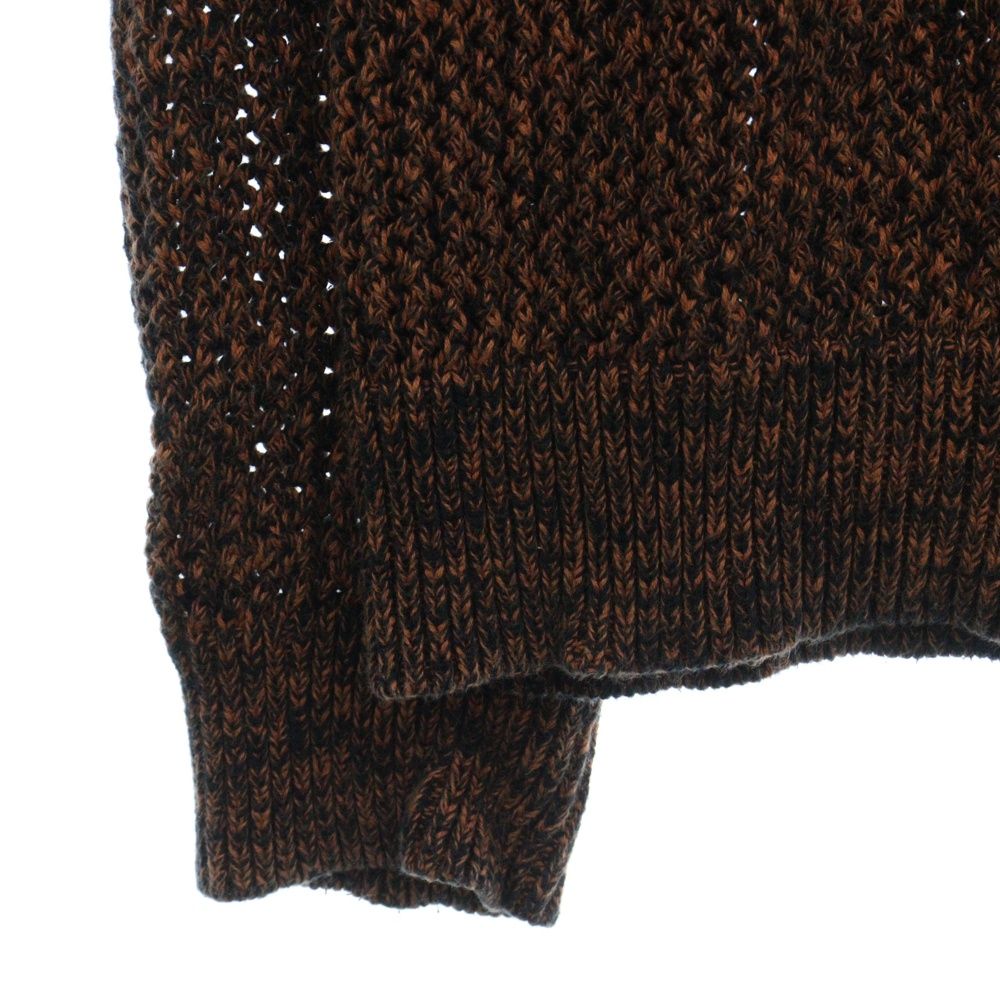 Stussy ブラウン クルーネックニット