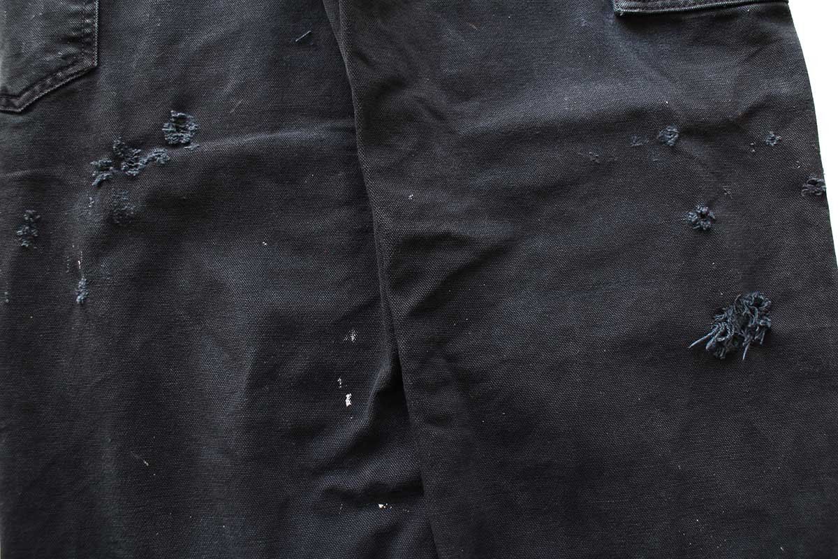 carhartt ダブルニーペインターパンツ ペンキ飛び ボロ carharttカーハート ペンキ飛び&ダメージ ダブルニー ダック地