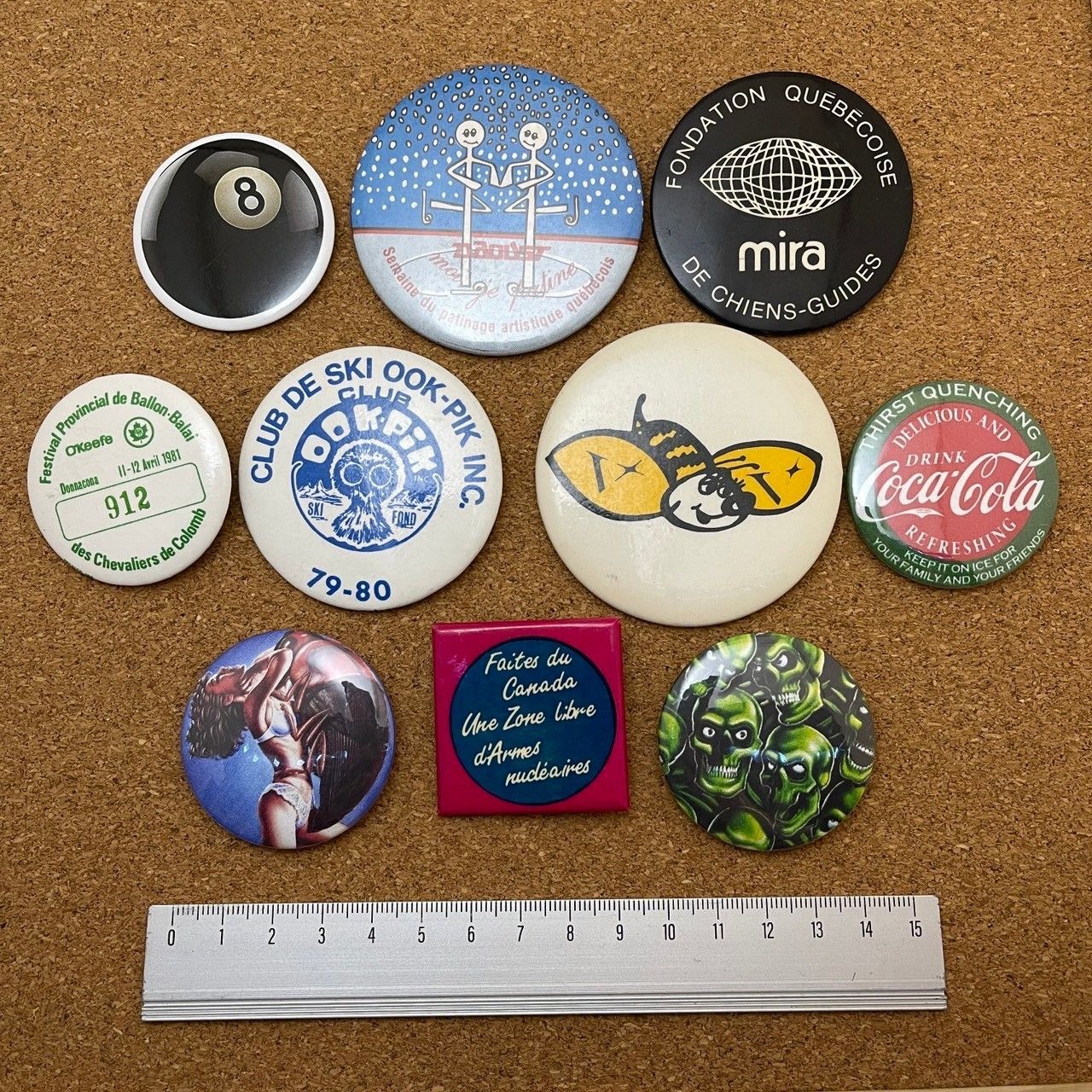 缶バッジ ビンテージ アンティーク S 50s ~ 60s 70s 80s 90s 00s