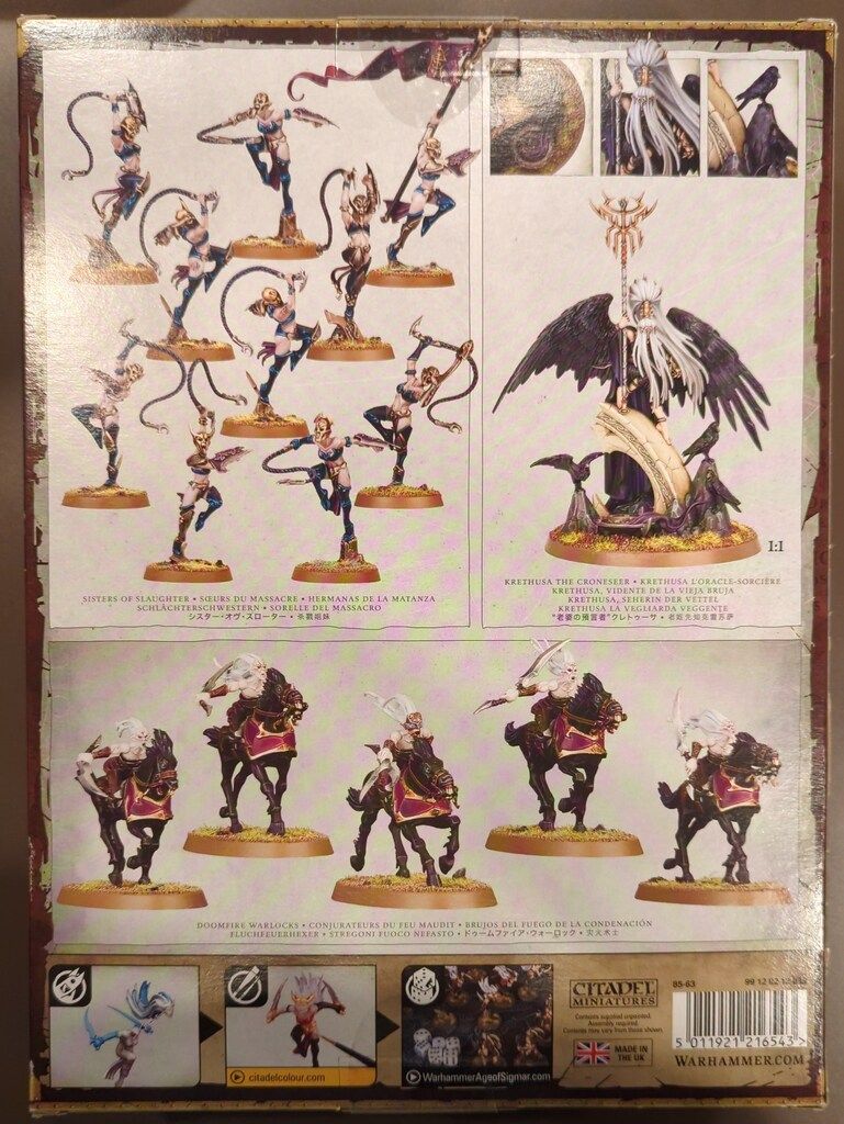 GAMES WORKSHOP WARHAMMER AGE OF SIGMAR DAUGHTERS OF KHAINE Krethusa s Cronehost