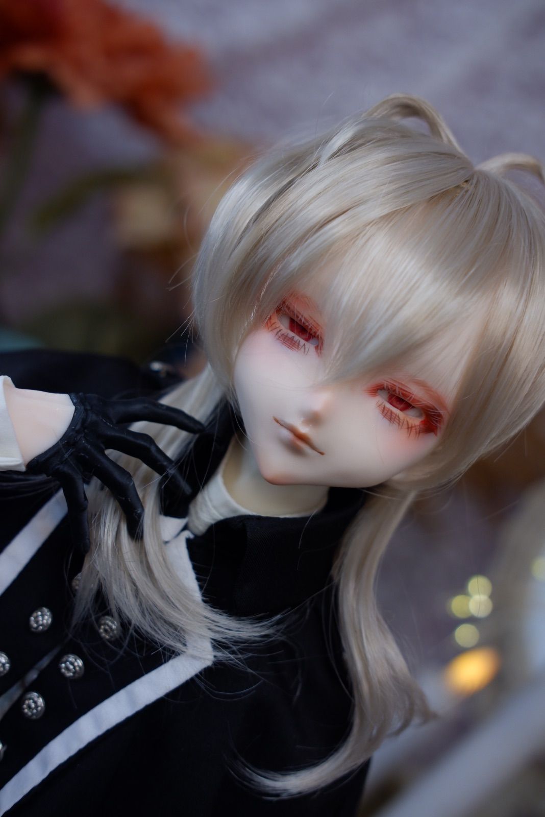 【DDH-07】DD セミホワイト肌 カスタムヘッド◆デカールアイ DDH-07 アイホールオープン / セミホワイト | ボークス公式
