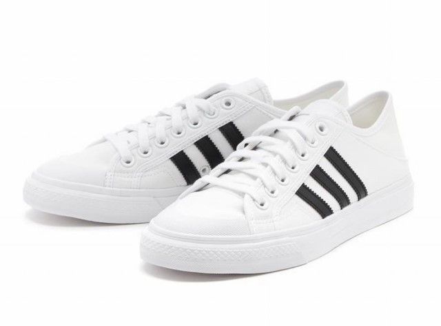 [アディダス] NIZZA スニーカー☆送料込☆ adidas - 新品24.5cm アディダスNIZZA PLATFORM厚底ゼブラ柄
