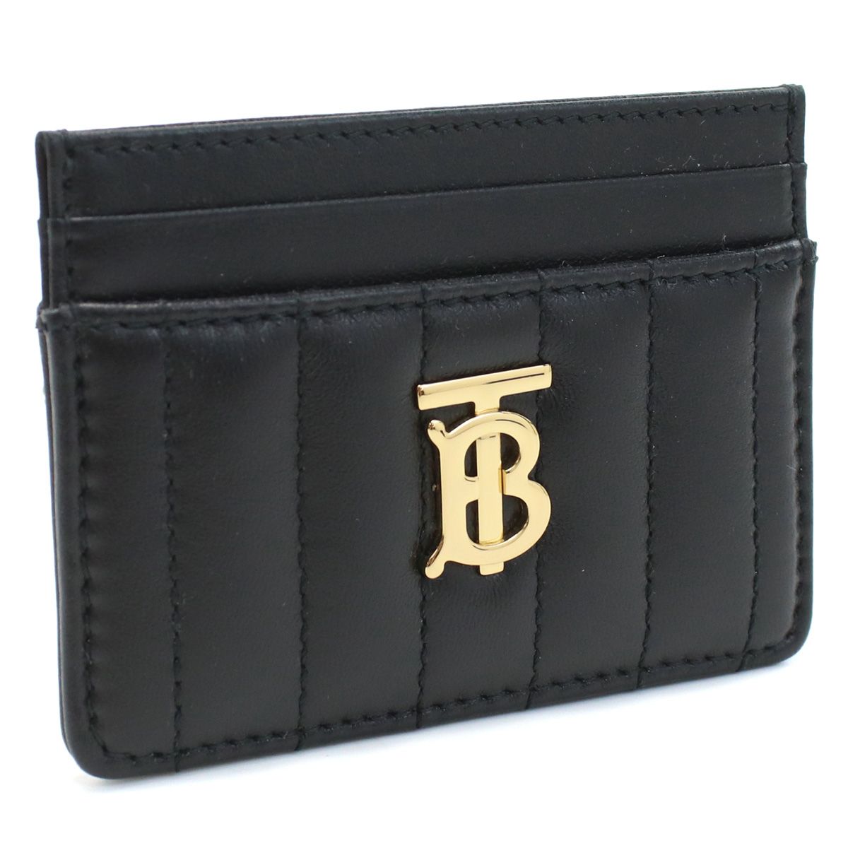 BURBERRY バーバリー 8062374 カードケース BLACK-LIGHT GOLD ブラック