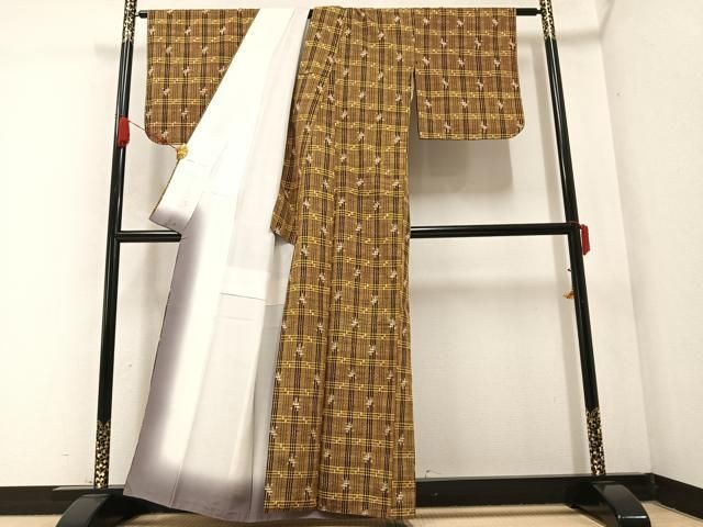 平和屋着物●本場琉球絣　紬　正絹　逸品　AABC0625ph 平和屋着物○本場琉球絣 紬 正絹 逸品 AABC0625ph