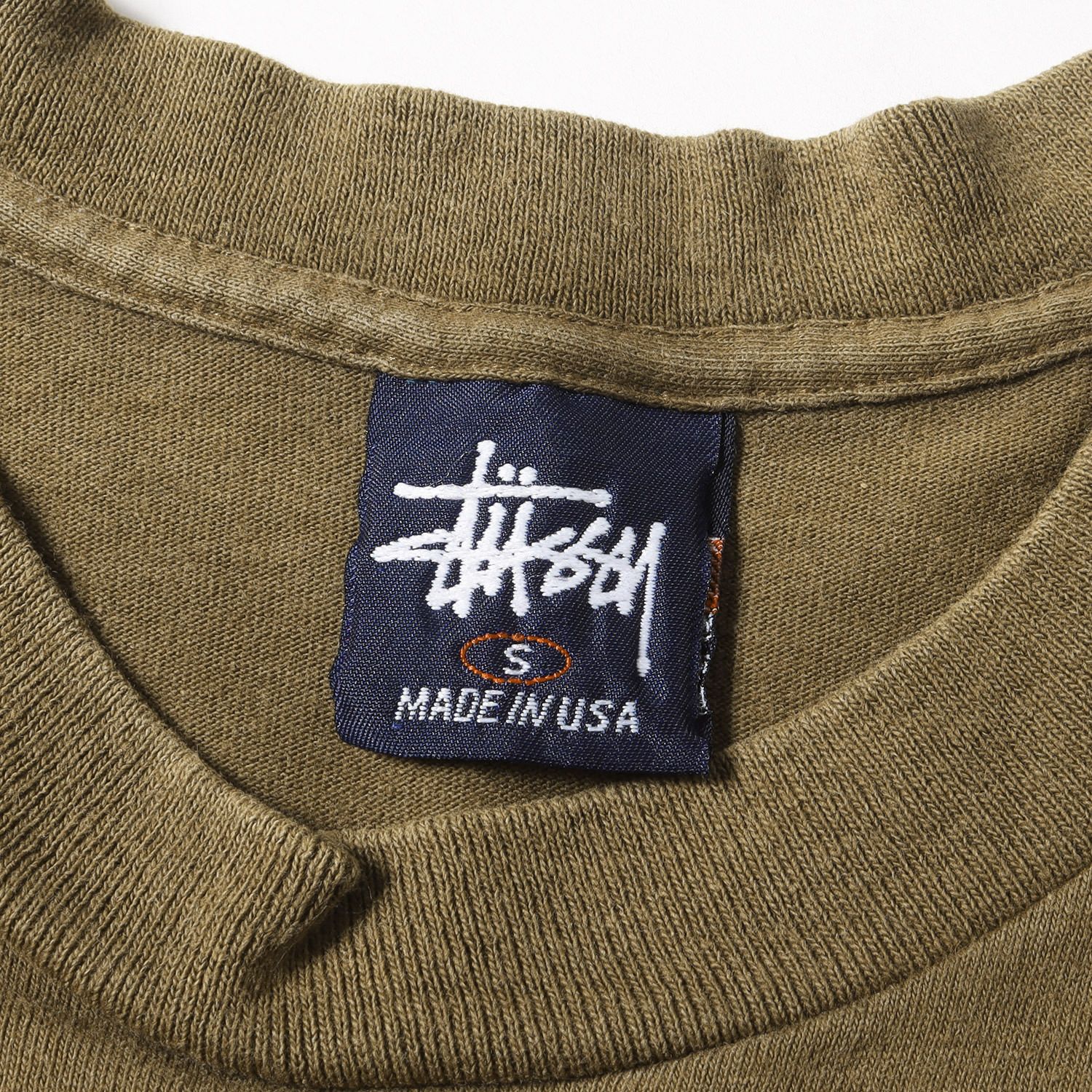 STUSSY ステューシー Tシャツ サイズ:S 90s OLD STUSSY 紺タグ 