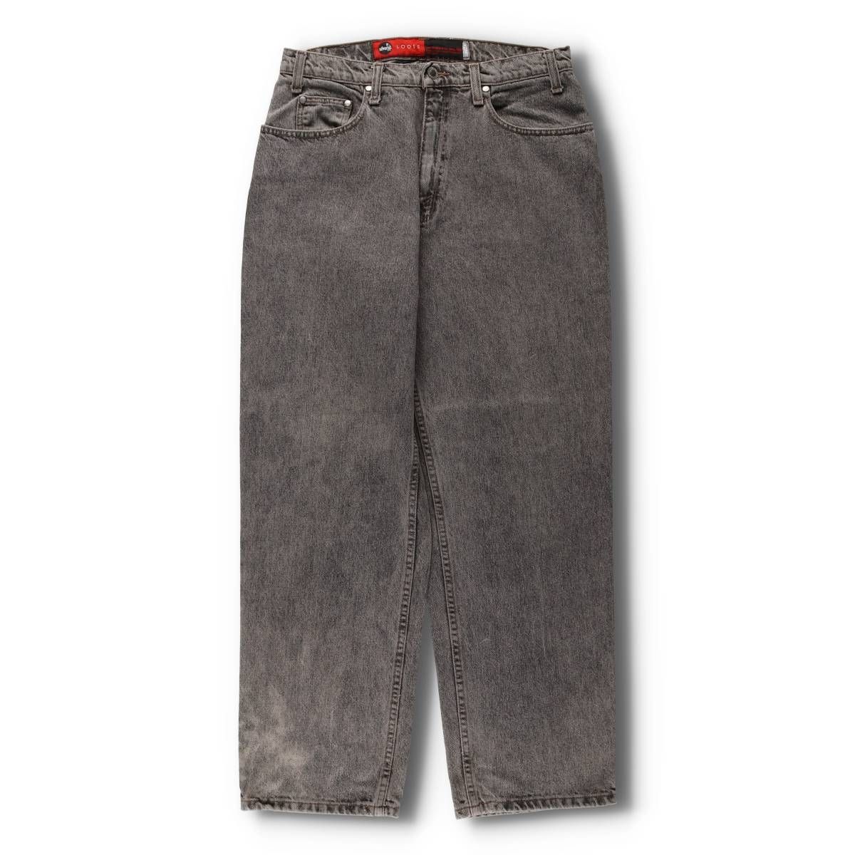 古着 90年代 リーバイス Levi s SILVER TAB シルバータブ LOOSE ルーズ 44565-0856 先染め ブラックデニム|evb031897