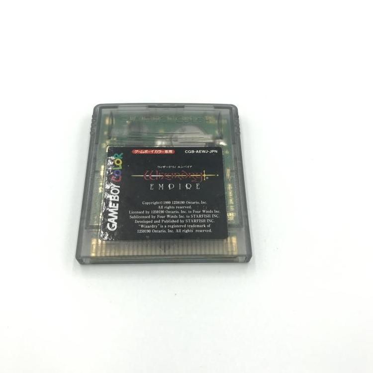 【中古】GB）スターフィッシュ ウィザードリーエンパイア/ゲームボーイカラー[6][240006551453] 中古】GB）スターフィッシュ ウィザードリーエンパイア