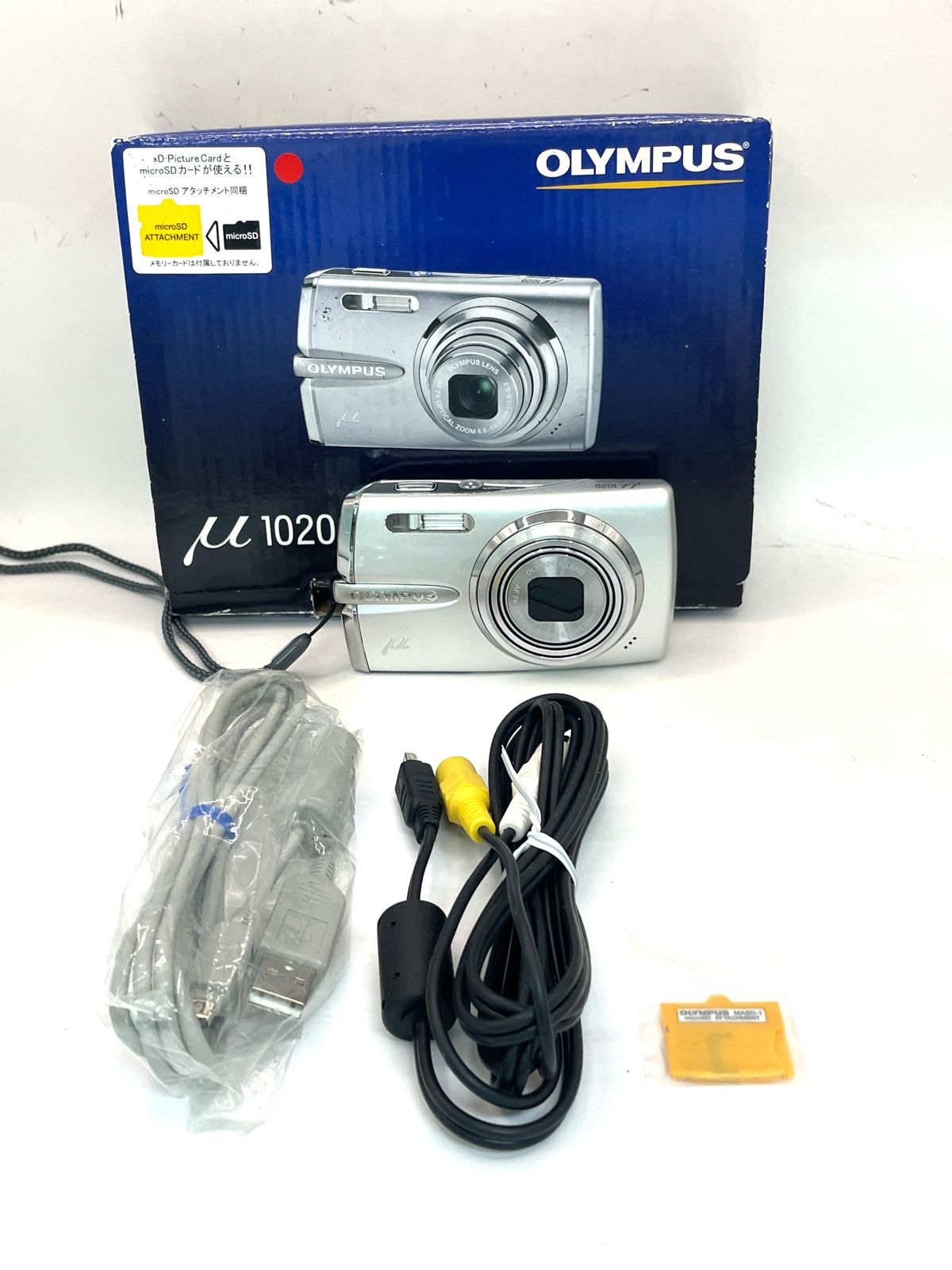 動作確認済み】 オリンパス OLYMPUS μ1020 デジカメ コンパクト 