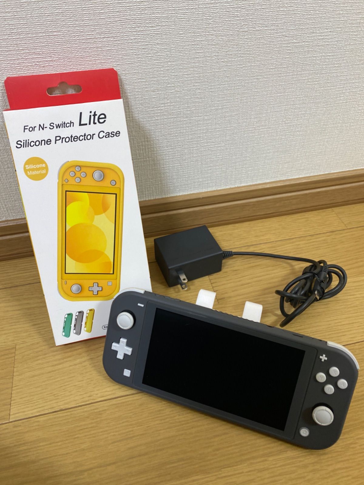 Nintendo Switch Lite グレー 本体 SDカード付き