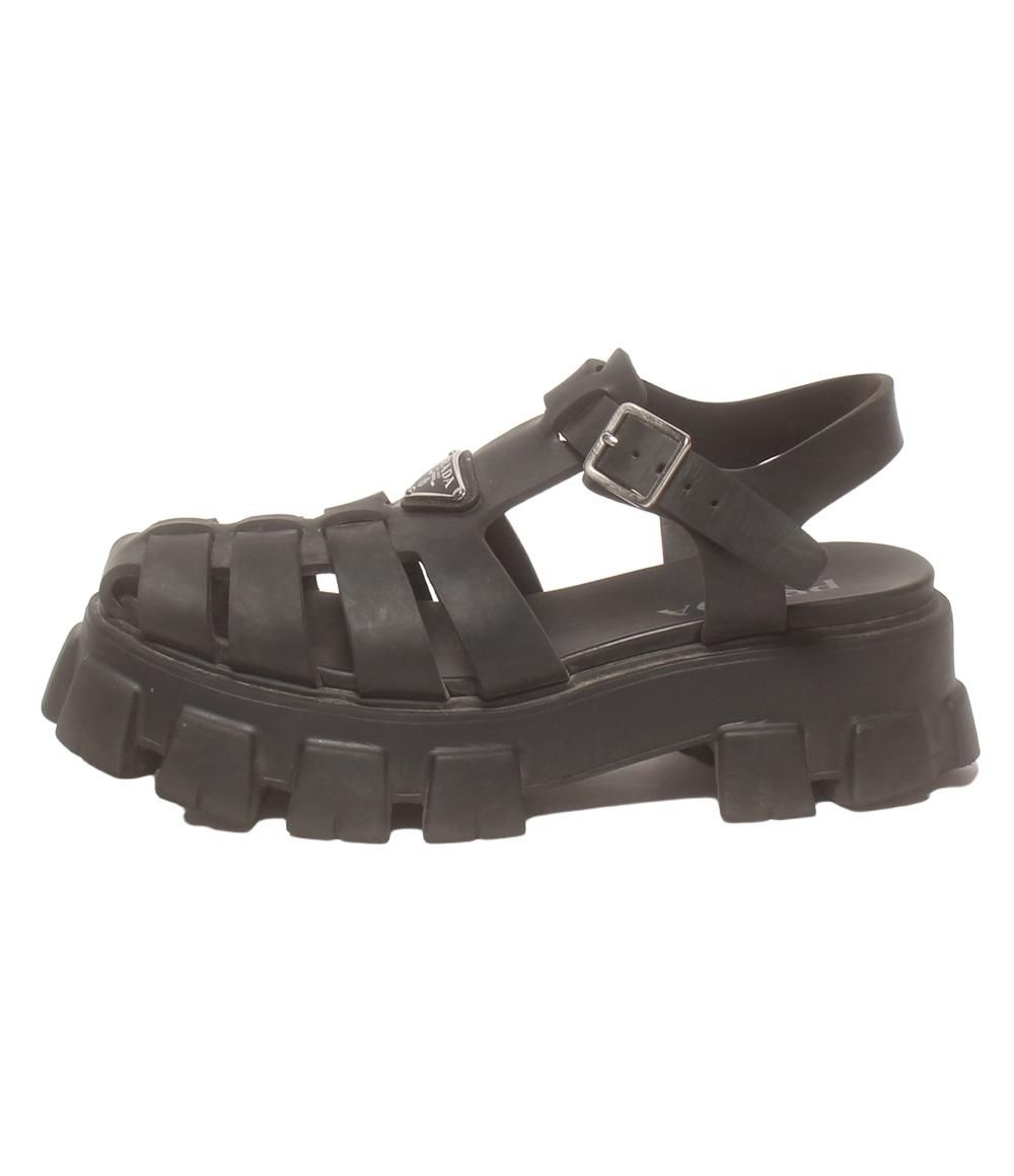 ★PRADA★プラダ モノリス ラバー サンダル★ プラダ ラバーサンダル モノリス メンズ SIZE 7 PRADA - メルカリ