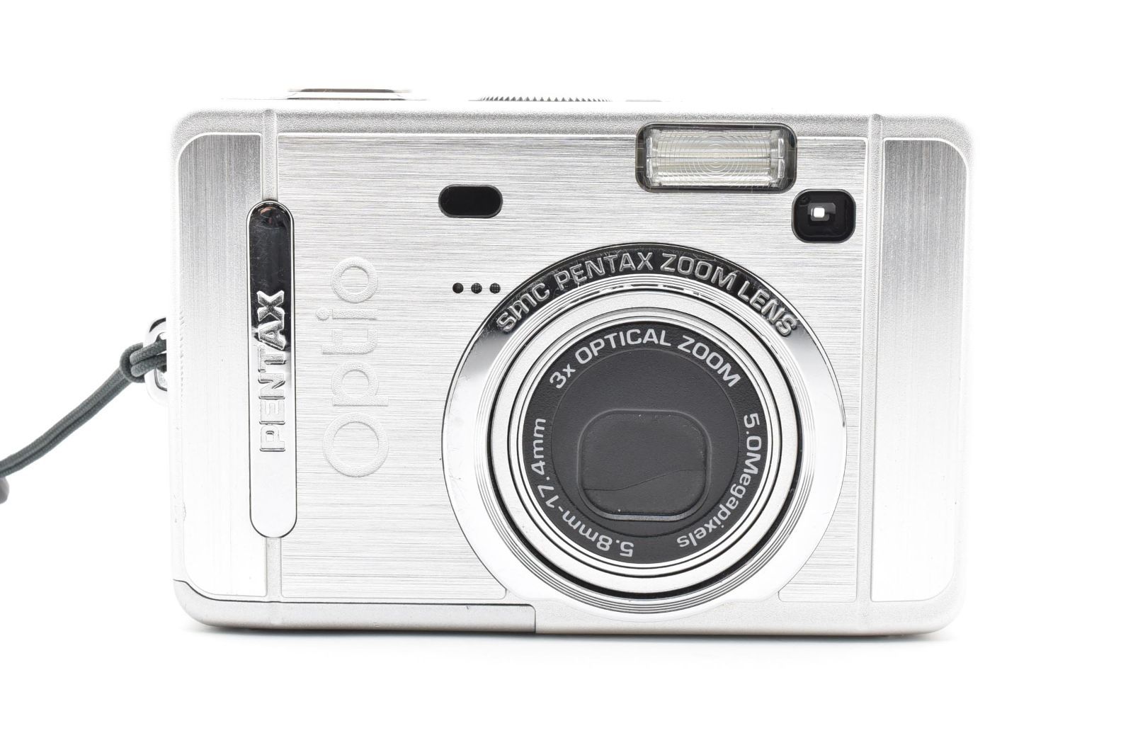 動作品 ペンタックス PENTAX Optio S50 シルバー 軽量ボディ