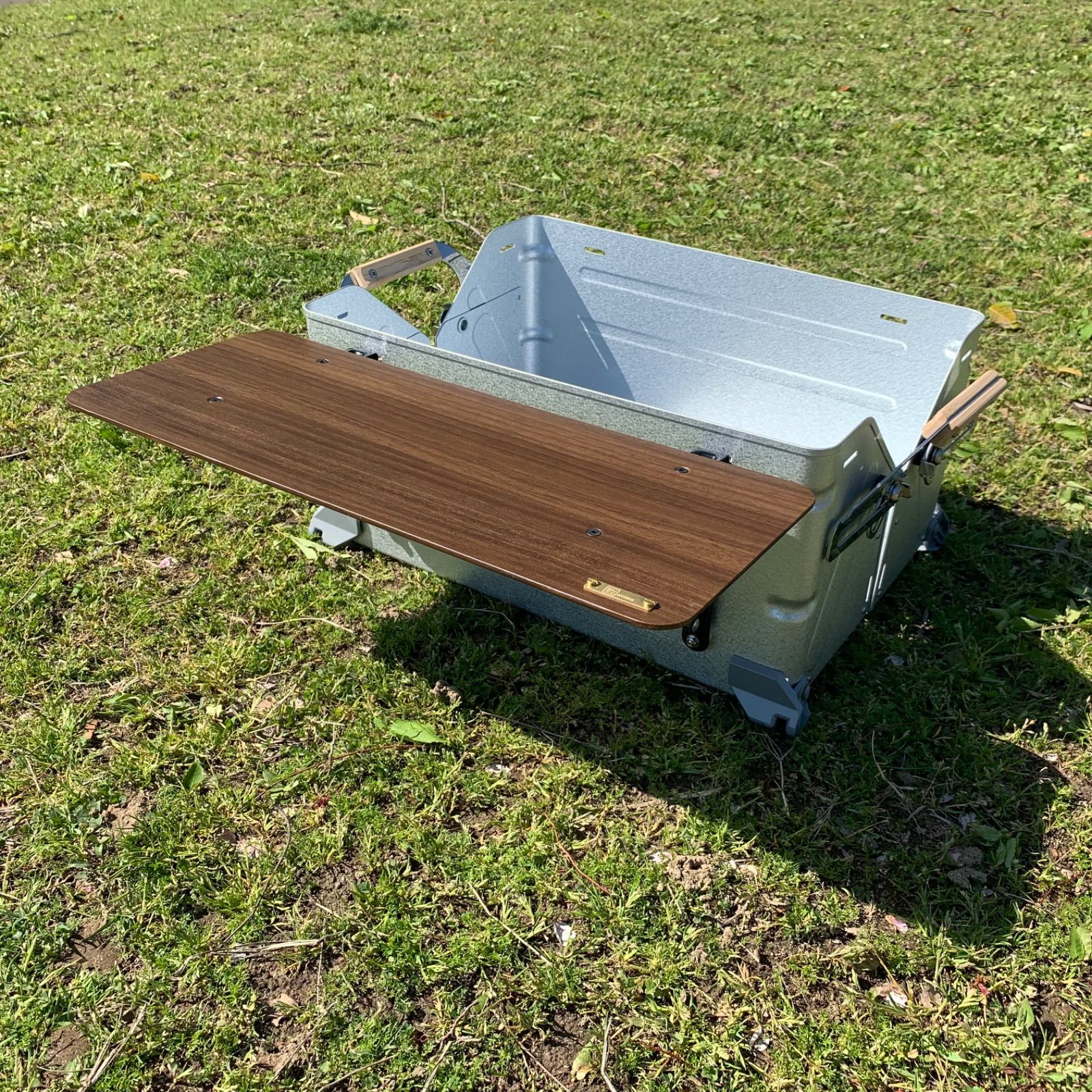 MUKU WORKS シェルコン25 ウォールナットサイドテーブル スノーピーク