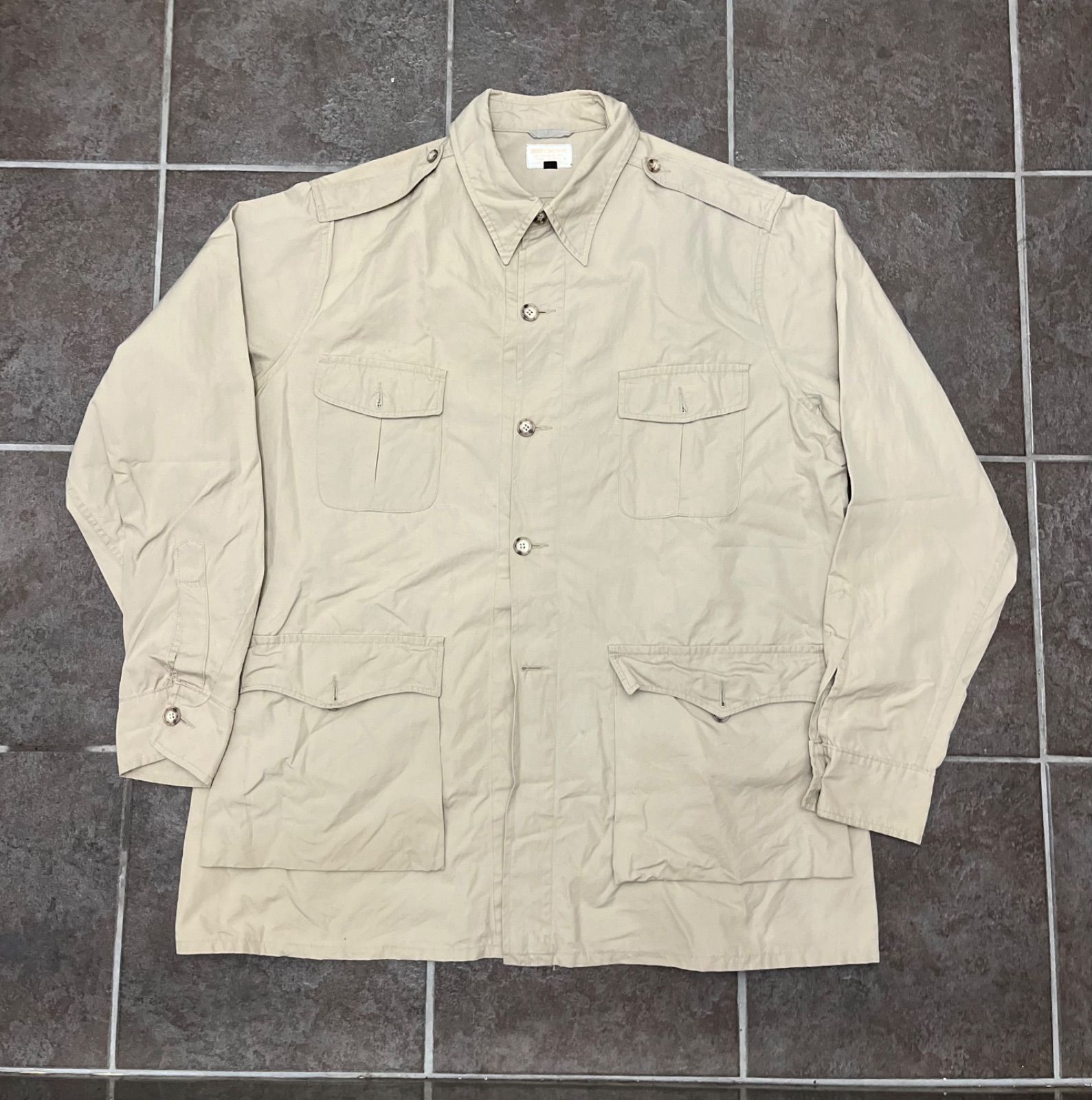 70s 80s ヴィンテージ brooks brothers サファリジャケット 70s 80s ヴィンテージ brooks brothers サファリジャケット