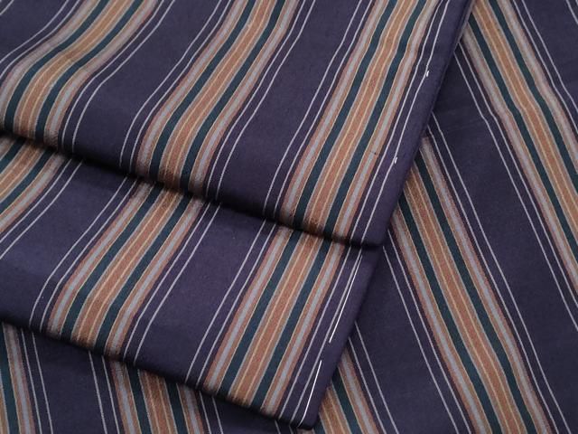 平和屋着物●上質な小紋 間道 正絹 CAAX3087th