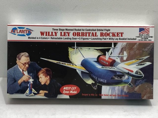 アトランティス 1/193 ウィリー・レイのオービター・ロケット 新品 【G1223-007】116 アトランティス 1/193 ウィリー・レイのオービター・ロケット