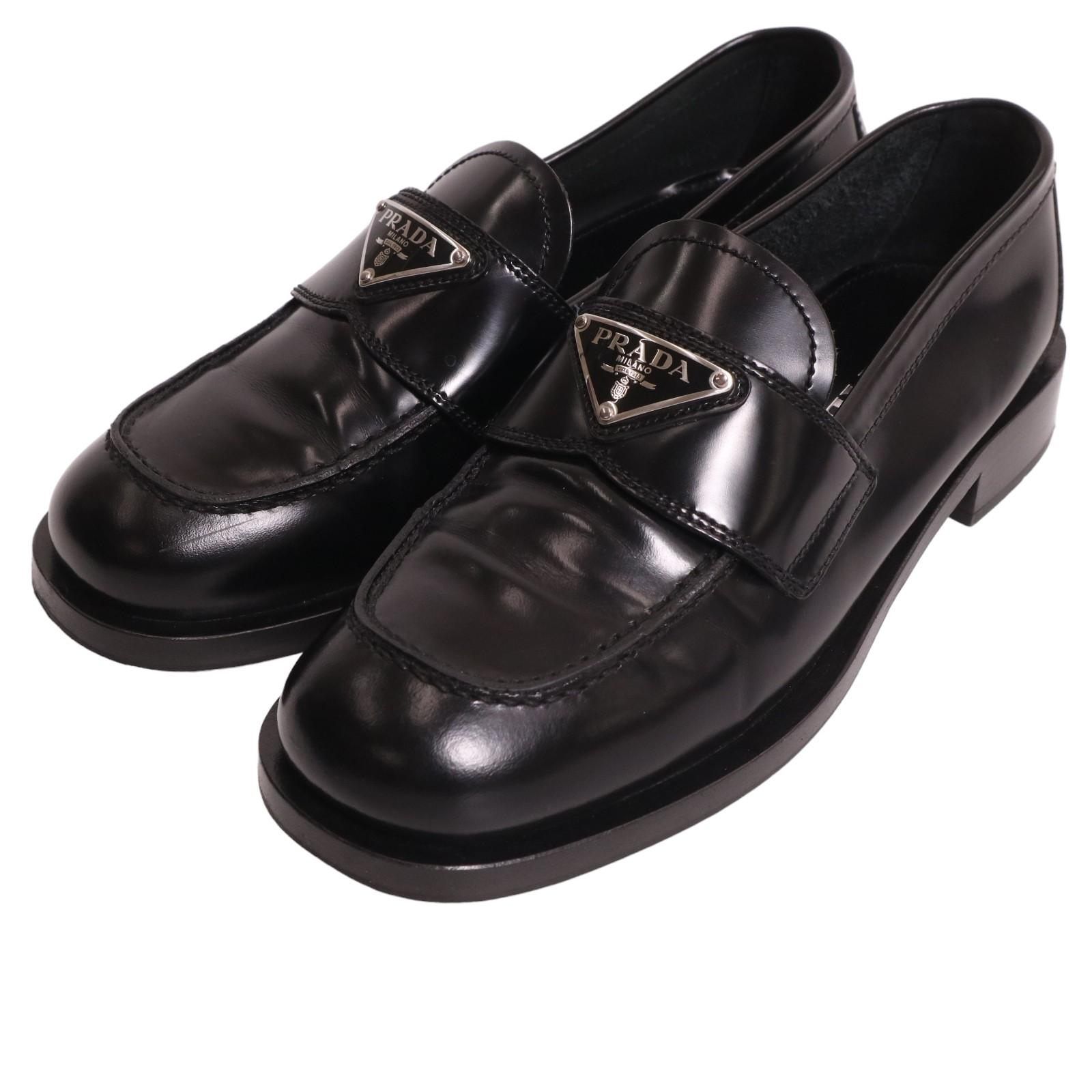 美品＊PRADA プラダ バックルローファー レディース 36 - メルカリ
