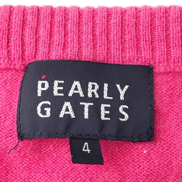 PEARLY GATES パーリーゲイツ カシミヤニットセーター 4
