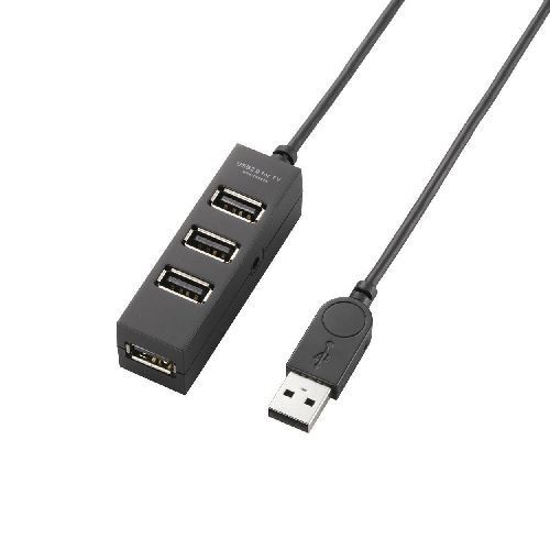 大得価，HOT エレコム (まとめ) TV用4ポートUSB2.0ハブ U2H-TV003SBK (×2セット) その他