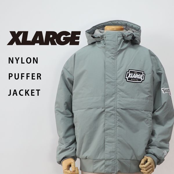 XLARGE】エクストララージ 中綿ジャケット グレー 22年冬物 - セレクト